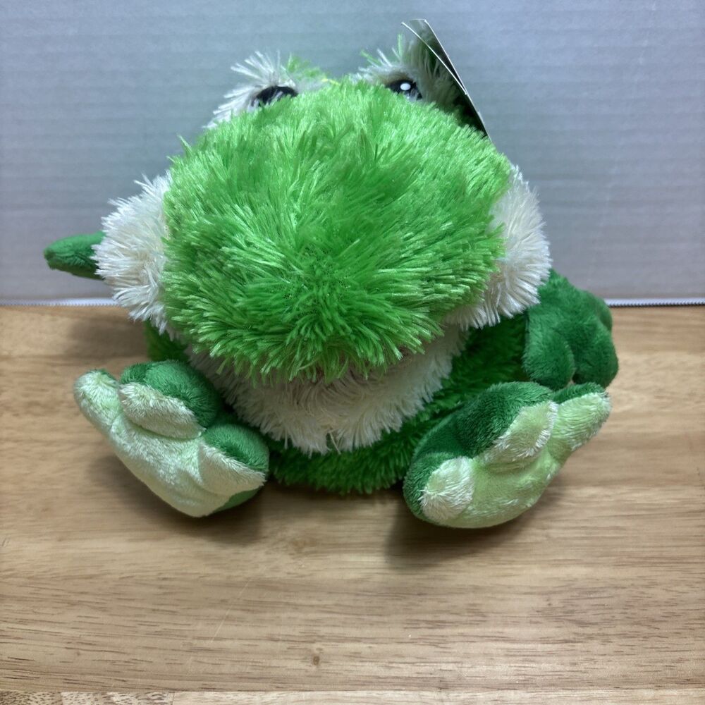 Fine Toys Singing Frog Plush Hand Puppet 11" With Tags